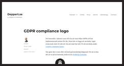 Desktop Screenshot of deppert.se