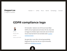 Tablet Screenshot of deppert.se
